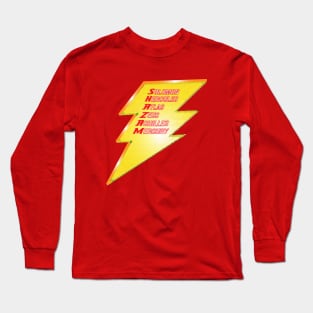 SHAZAM Pronoun Long Sleeve T-Shirt